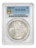 1889-CC Morgan Silver Dollar. MS-63 (PCGS). CAC., MS63 - PCGS