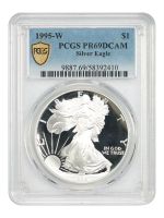 1995-W $1 Silver Eagle PR69DCAM NGC, PR69DCAM - PCGS Auction Prices