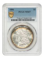 1886 MORGAN DOLLAR PCGS MS62, MS62 - PCGS Auction Prices