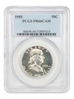 1955 50C, CAM (Proof) Franklin Half Dollar - PCGS CoinFacts