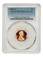 1985-S 1C, DCAM (Proof) Lincoln Cent (Modern) - PCGS CoinFacts