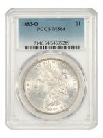 1883-O Morgan Silver Dollar. MS-63 (PCGS)., MS63 - PCGS Auction Prices