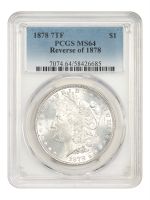 1878 7/8TF $1 Weak (Regular Strike) Morgan Dollar - PCGS CoinFacts