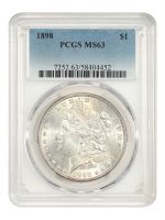 1898 Morgan Silver Dollar. MS-65 DMPL (PCGS)., MS65DMPL - PCGS