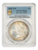 1878 7/8TF $1 Weak (Regular Strike) Morgan Dollar - PCGS CoinFacts