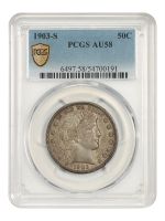 1903-S 50C (Regular Strike) Barber Half Dollar - PCGS CoinFacts