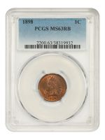 1898 1C, BN (Regular Strike) Indian Cent - PCGS CoinFacts