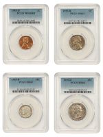 4972【PCGS鑑定品MS66】中国1955年1分硬貨 発行初年度 特年 珍品 4970