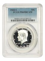 1968-S 50C, DCAM (Proof) Kennedy Half Dollar - PCGS CoinFacts
