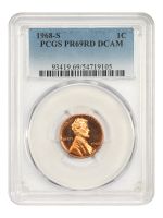 Lincoln Cent (Modern), 1968-S PR - PCGS Auction Prices