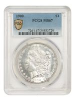 1900年 PCGS MS62 モルガンダラー　ミントなし 1900 Morgan Silver Dollar. MS-62 (PCGS)., MS62 - PCGS Auction Prices