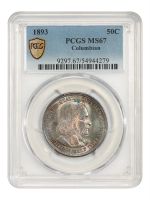 1893 50C Columbian (Regular Strike) Silver Commemorative - PCGS
