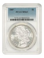 1887 Morgan Silver Dollar PCGS MS64, MS64 - PCGS Auction Prices