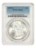 ☆19世紀発行☆ PCGS 1899-O MS63 モルガン 銀貨 MS 63 Graded 1899