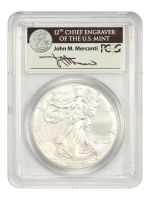 2012-(S) $1 Silver Eagle Struck at San Francisco First