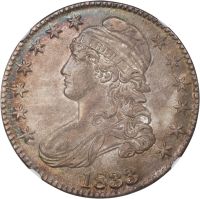 1833 50C (Regular Strike) Capped Bust Half Dollar - PCGS CoinFacts