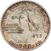 1925 50C Stone Mountain (Regular Strike) Silver Commemorative