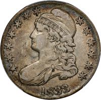 1833 50C (Regular Strike) Capped Bust Half Dollar - PCGS CoinFacts