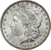 1882-CC Morgan Silver Dollar. MS-63 PL (PCGS)., MS63PL - PCGS