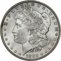 1882-CC Morgan Silver Dollar. MS-63 PL (PCGS)., MS63PL - PCGS