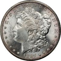 1887-S Morgan Silver Dollar. MS-63 (PCGS)., MS63 - PCGS Auction Prices