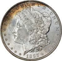 1887 Morgan Silver Dollar PCGS MS64, MS64 - PCGS Auction Prices