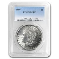 1896 $1 Morgan Silver Dollar PCGS MS62, MS62 - PCGS Auction Prices
