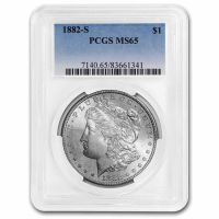 1882 S Morgan Silver Dollar PCGS MS63, MS63 - PCGS Auction Prices