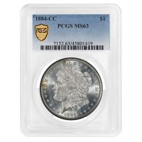 1884-CC $1 (Regular Strike) Morgan Dollar - PCGS CoinFacts