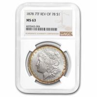 1878 7TF $1 VAM 86, Doubled Liberty (Regular Strike) Morgan Dollar