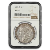 1895-O Morgan Silver Dollar. AU-55 (PCGS)., AU55 - PCGS Auction Prices