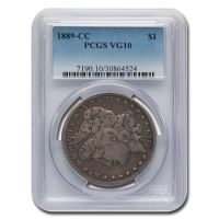 1889-CC Morgan Silver Dollar. MS-63 (PCGS). CAC., MS63 - PCGS