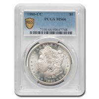 1880-CC GSA Morgan Silver Dollar. MS-62 (NGC). CAC., MS62 - PCGS