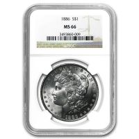 1886 MORGAN DOLLAR PCGS MS62, MS62 - PCGS Auction Prices