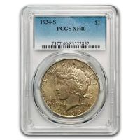 1934-S $1 (Regular Strike) Peace Dollar - PCGS CoinFacts
