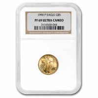 1990-P $5 Gold Eagle, DCAM (Proof) Gold Eagles - PCGS CoinFacts