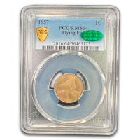 1857 F.E. 1C Double Die Obverse (Regular Strike) Flying Eagle Cent