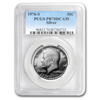1976-s 建国200周年記念 50セント 銀貨 PCGS PR70 DCAM 1976-s 建国200周年記念 50セント 銀貨 PCGS PR70 DCAM - 旧貨幣