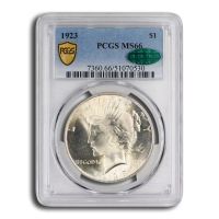1923 Peace Silver Dollar. VAM-1A2. Top 50 Variety. Whisker Jaw and