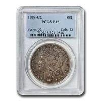 1889-CC Morgan Silver Dollar. MS-63 (PCGS). CAC., MS63 - PCGS