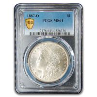 1887-O Morgan Silver Dollar. MS-64 (NGC)., MS64 - PCGS Auction Prices