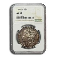 1889-CC Morgan Silver Dollar. MS-63 (PCGS). CAC., MS63 - PCGS