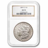 1889-CC Morgan Silver Dollar. MS-63 (PCGS). CAC., MS63 - PCGS