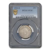 1923-S 25C (Regular Strike) Standing Liberty Quarter - PCGS