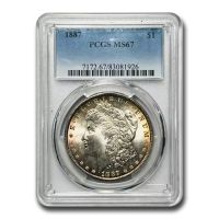 1887 Morgan Silver Dollar - PCGS MS63 - Certified & Graded