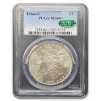 1884-O $1 Morgan Silver Dollar graded MS65 by NGC, MS65 - PCGS