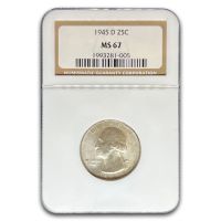 1945-D 25C (Regular Strike) Washington Quarter - PCGS CoinFacts
