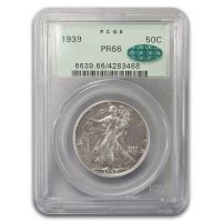 1939 Walking Liberty Half Dollar. Proof-67 (PCGS). CAC., PR67