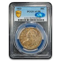 1833 50C O-108 (Regular Strike) Capped Bust Half Dollar - PCGS