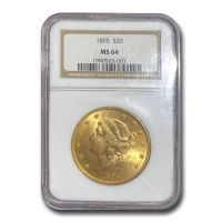 1895 Liberty Head Double Eagle. MS-64+ (PCGS)., MS64+ - PCGS